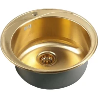 Кухонная мойка ZorG Bronze Штам SZR-510/205-BRONZE Бронза нержавеющая сталь встраиваемый