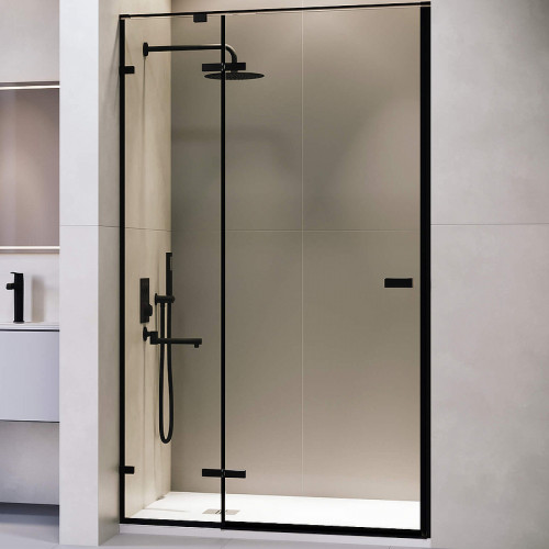 Душевая дверь RGW Stilvoll SV-004-B 140 353200414-14 профиль Черный стекло прозрачное
