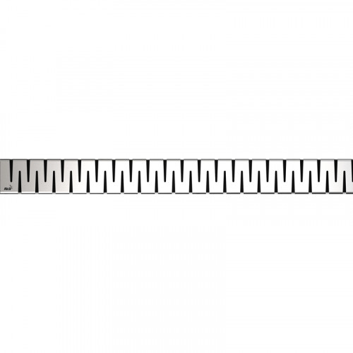 Решетка для лотка Alcaplast ZIP-750M Хром матовый