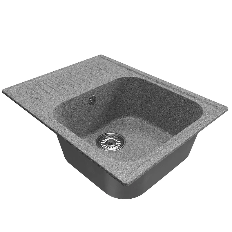Кухонная мойка Mixline Комфорт ML-GM18 64 551971 цвет Темно-серый
