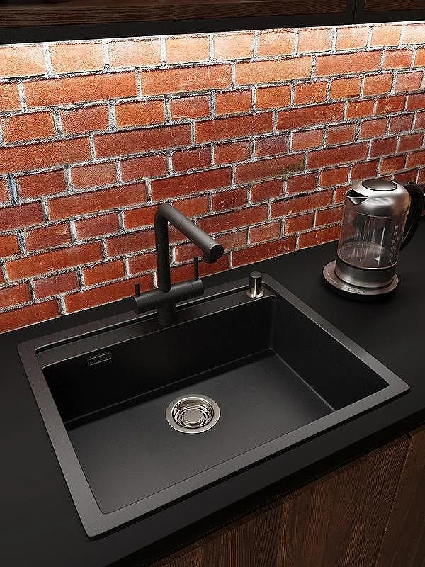 Кухонная мойка Emar Quartz 64 EMQ-1640.Q цвет Морион