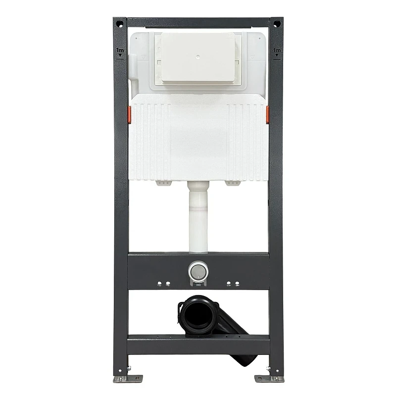 Инсталляция для унитаза Azario IN-500G+IN-005.03 с клавишей смыва цвет Хром глянцевый