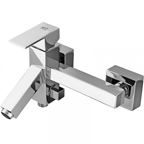 Смеситель для ванны Remer Q-Color QR0583A Хром латунь на стену