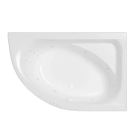 Акриловая ванна Whitecross Aquarella 170x110 R 0109.170110.100.SMART.WH цвет Белый с гидромассажем форсунки Белые