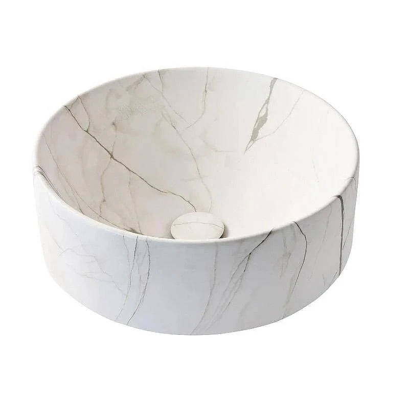 Раковина накладная Jacob Delafon Vox 42 E14800-HYC цвет White marble