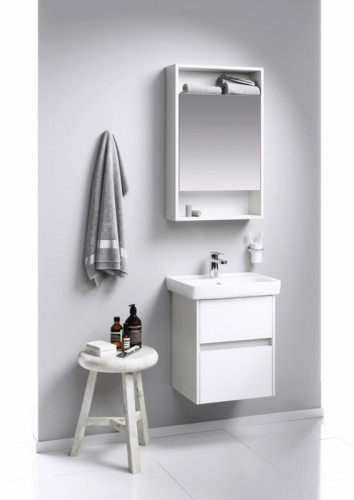 Тумба под раковину Aqwella Сити 50 CI0105DK Дуб канадский МДФ / ЛДСП