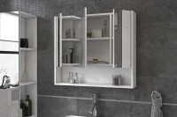 Зеркальный шкаф Vigo Urban 80 zsh.URB.80 Белый МДФ / ЛДСП, стекло