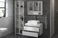 Зеркальный шкаф Vigo Urban 80 zsh.URB.80 Белый МДФ / ЛДСП, стекло