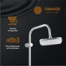 Душевая система Orange O-Shower OW04 Хром нержавеющая сталь на стену