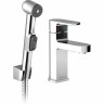 Смеситель для раковины Ravak Chrome CR 012.00 X070092 с гигиеническим душем Хром латунь