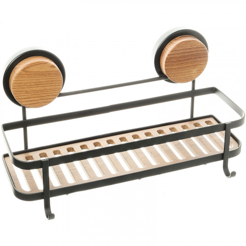 Полка корзина Fixsen Magic Wood FX-950B-1 Черная матовая Дерево