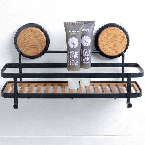 Полка корзина Fixsen Magic Wood FX-950B-1 Черная матовая Дерево