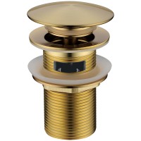 Донный клапан Boheme 612/2-MG click-clack Золото матовое