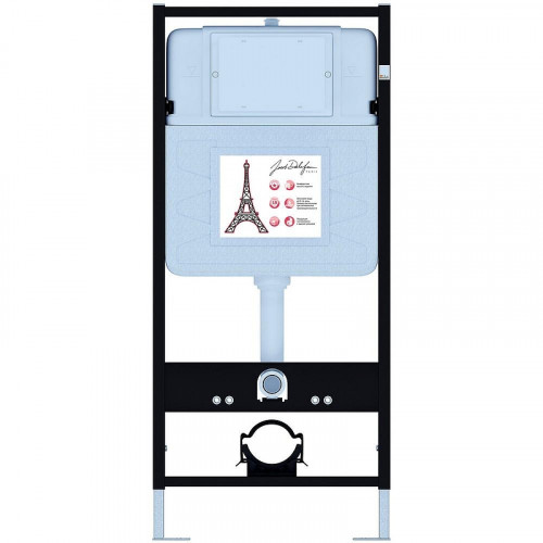 Комплект унитаза с инсталляцией Jacob Delafon Vox E21747RU-CP с сиденьем Микролифт и клавишей смыва Хром