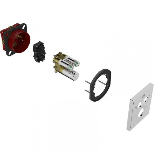 Смеситель для душа Vincea VSCV-321T-MCH с термостатом Хром латунь встраиваемый