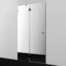 Душевая дверь WasserKRAFT Paar 120 L 88H05L-MR профиль Розовое золото стекло зеркальное
