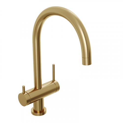 Смеситель для кухни Abelsberg Aera AWF70029BG цвет Королевское золото