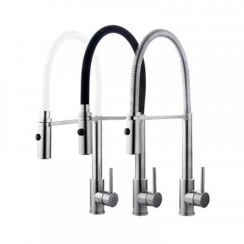 Смеситель для кухни Fashun A54111-8 цвет Сатин Белый