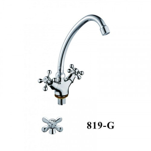 Смеситель для кухни D-Lin D153819-G цвет  Хром