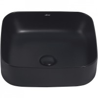 Раковина-чаша Abber Rechteck 39 AC2211MB Черная матовая фаянс накладная