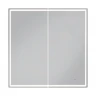 Зеркальный шкаф Vigo Geometry Comfort 80 221 с подсветкой цвет Белый