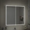 Зеркальный шкаф Vigo Geometry Comfort 80 221 с подсветкой цвет Белый