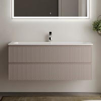 Тумба под раковину Sancos Snob R 120 SNR120SM подвесная Doha Soft МДФ / ЛДСП