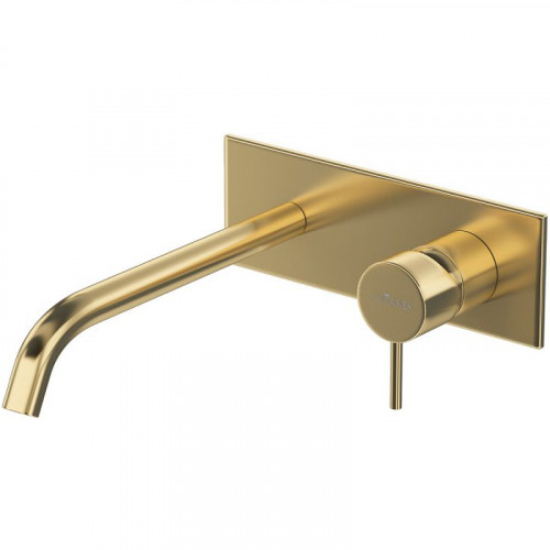 Смеситель для раковины Cezares Leaf LEAF-BLI1-L-SR Sunrise латунь встраиваемый