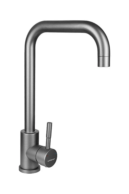 Кухонная мойка Wisent 50 WS35044B/W02-114B/W405B/W302644B/W4998-4-U со смесителем цвет Графит