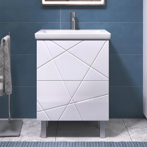 Тумба под раковину Vigo Geometry 60 015 цвет Белый