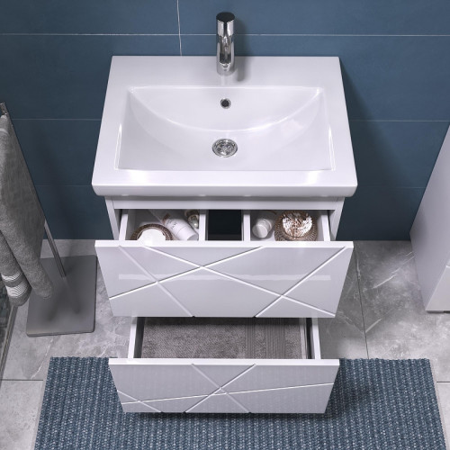 Тумба под раковину Vigo Geometry 60 015 цвет Белый