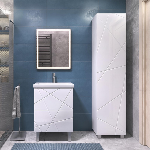 Тумба под раковину Vigo Geometry 60 015 цвет Белый