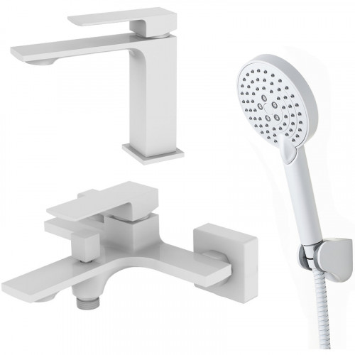 Комплект смесителей Orange Lutz M04-311w Белый