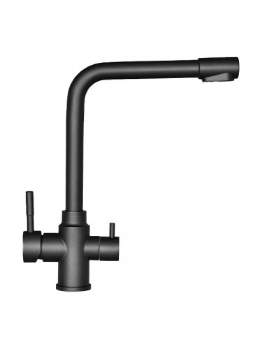 Смеситель для кухни Wisent W4355-3-U цвет Графит