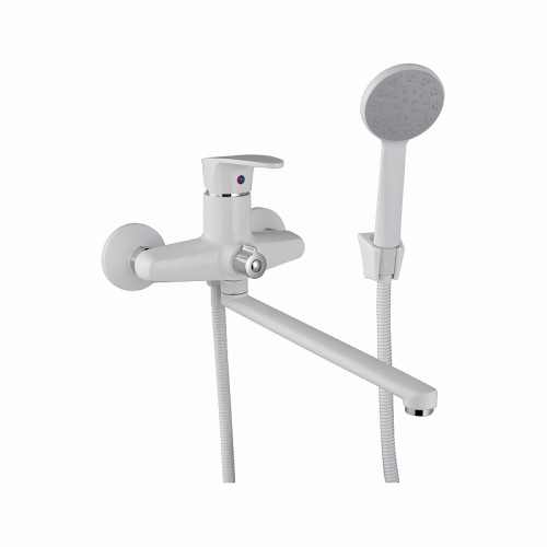 Смеситель для ванны Plstart PL2205-8 универсальный цвет Белый