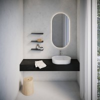Металлическая полка Ravak Slim S X07P651 Белая