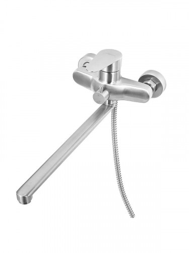 Смеситель для ванны Wisent WP722-310 универсальный цвет Сатин