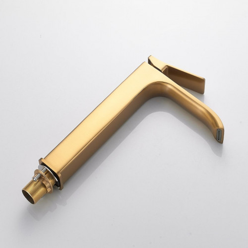 Смеситель для раковины Shevanik S4011G цвет Золотой сатин