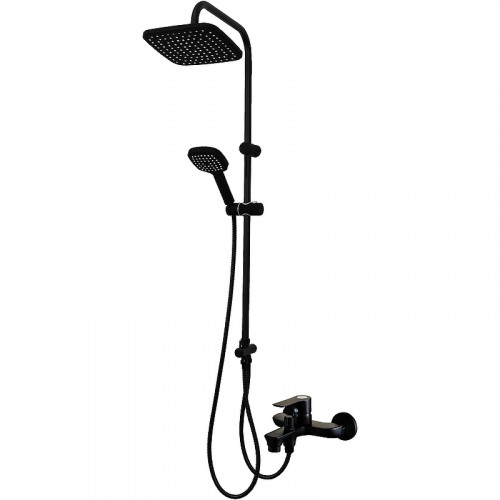 Душевая система Orange Aristo M19-944b Черная латунь на стену