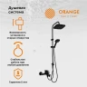 Душевая система Orange Aristo M19-944b Черная латунь на стену