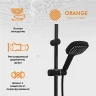 Душевая система Orange Aristo M19-944b Черная латунь на стену