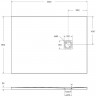 Душевой поддон из искусственного камня BelBagno Uno 120x90 TRAY-MR-UNO-AH-120/90-35-W-NO Белый