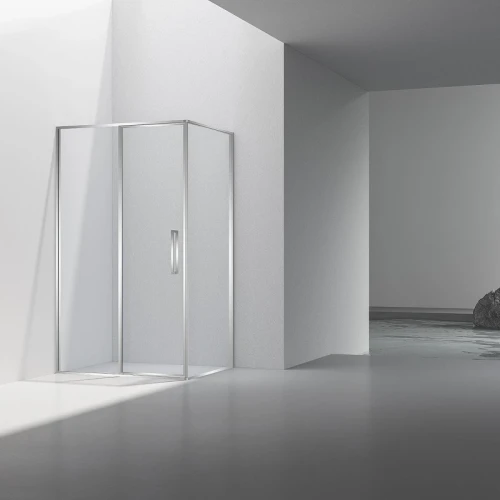 Душевой уголок Vincea Slim 8mm 90х120 VSR-4SLP9012CL профиль Хром стекло прозрачное