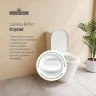 Унитаз компакт Lavinia Boho Biore 33040010 цвет Белый глянцевый с бачком и сиденьем Микролифт