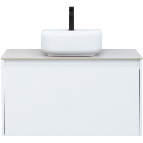Тумба под раковину Aquanet Nova Lite 90 242257 подвесная Белая МДФ / ЛДСП