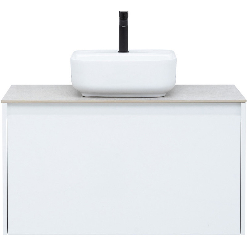 Тумба под раковину Aquanet Nova Lite 90 242257 подвесная Белая МДФ / ЛДСП