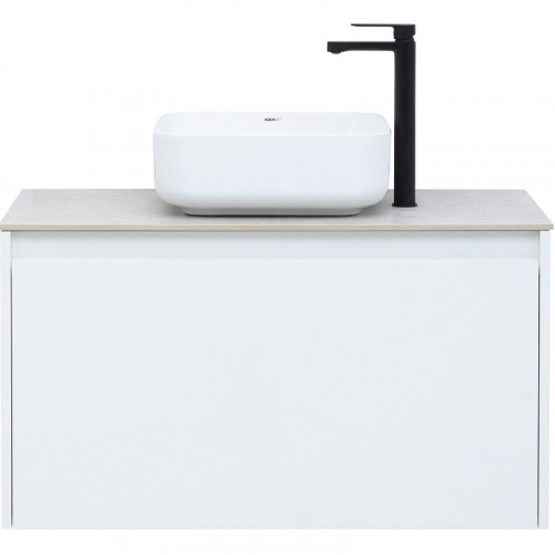 Тумба под раковину Aquanet Nova Lite 90 242257 подвесная Белая МДФ / ЛДСП