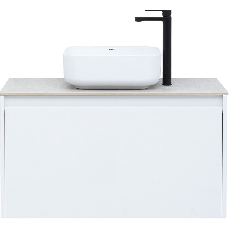 Тумба под раковину Aquanet Nova Lite 90 242257 подвесная Белая МДФ / ЛДСП