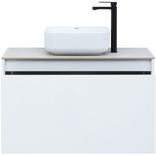 Тумба под раковину Aquanet Nova Lite 90 242257 подвесная Белая МДФ / ЛДСП