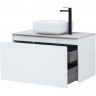Тумба под раковину Aquanet Nova Lite 90 242257 подвесная Белая МДФ / ЛДСП